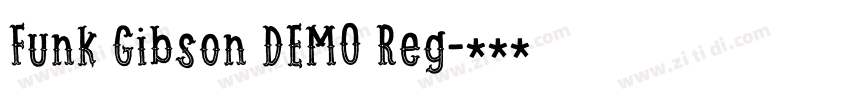 Funk Gibson DEMO Reg字体转换 Funk Gibson DEMO Reg字体转换